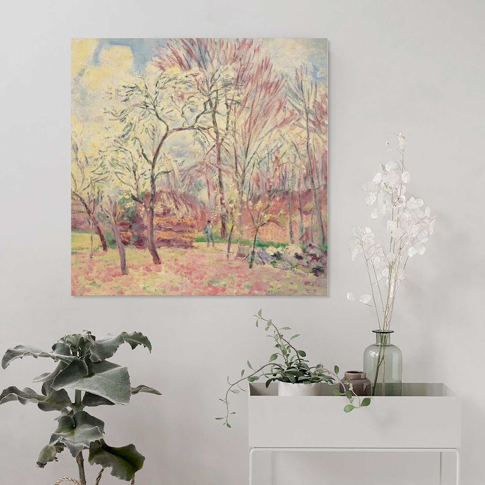 Amazon.com: Alfred Sisley-First Day of Spring in Moret Painting On